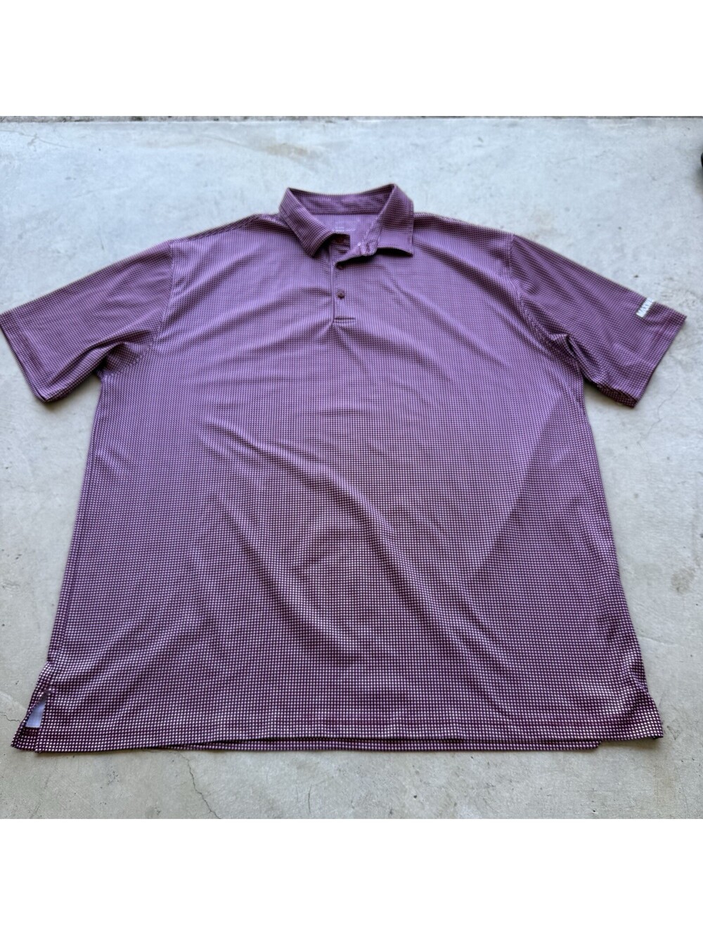HL Sport Men 2XL Sport Performance Polo Shirt Red Short Sleeve Golf Tee FORD
